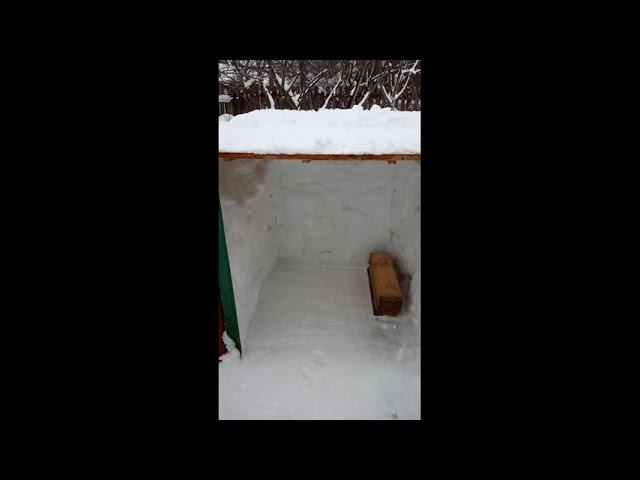 Домик из снега для внучки смотреть онлайн