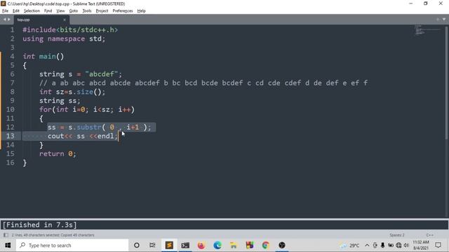 C++ String Substring ( s . substr( ) ) || C++ bangla (Bangla || বাংলা)#rionmahmud смотреть онлайн