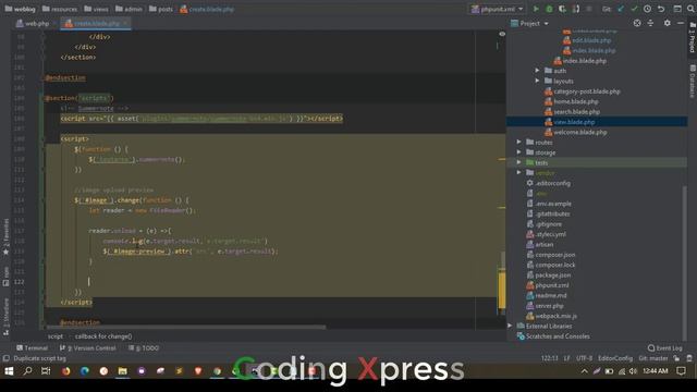 Laravel Build Blog From Scratch Part 23 | Laravel Image Upload With Preview | Coding Xpress смотреть онлайн