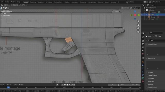 Glock 17 en Blender3D смотреть онлайн