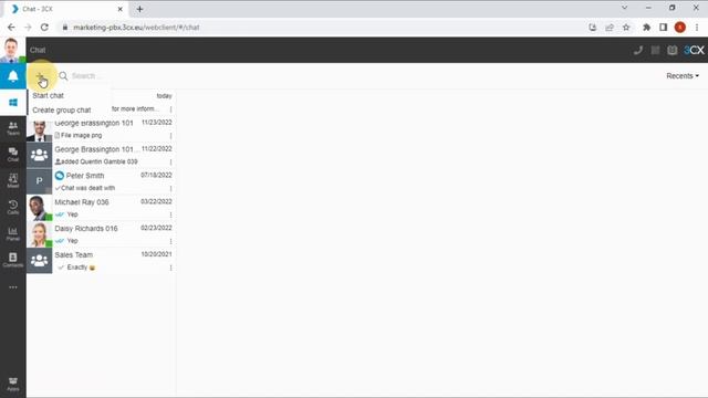 Manage live chat, Facebook & SMS from the 3CX Web Client смотреть онлайн