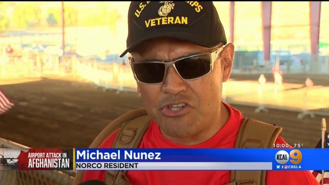 Remembrance Held In Norco For Marine Lance Cpl. Kareem Nikoui, Killed In Attack Outside Kabul Airpo смотреть онлайн