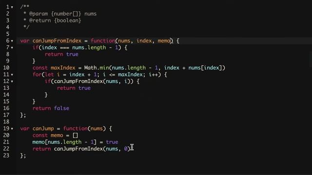 Jump Game - Leetcode - Javascript смотреть онлайн