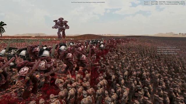 Space Marines & Reaver Battle Titans Vs 5,000,000 Zombies - UEBS 2: Warhammer 40K Mod смотреть онлайн