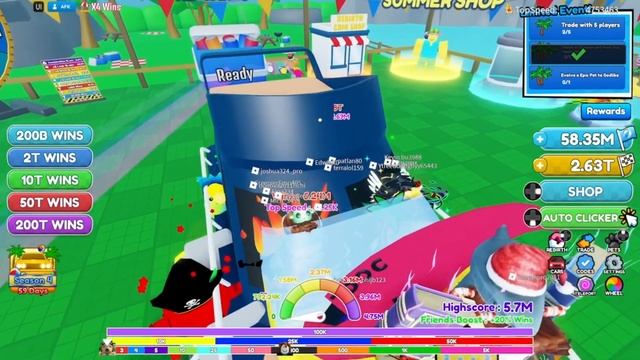75th Rebirth/ Roblox Race Clicker Episode 136 смотреть онлайн