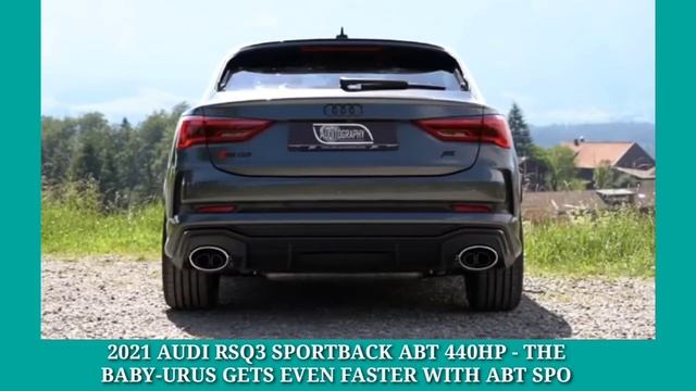 2021 AUDI RSQ3 SPORTBACK ABT смотреть онлайн