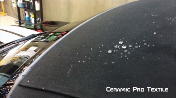 Водонепроницаемая ткань с помощью Сeramic Pro Textile