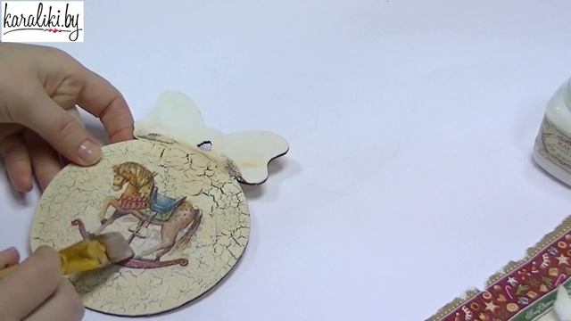 Декупаж деревянной подвески смотреть онлайн