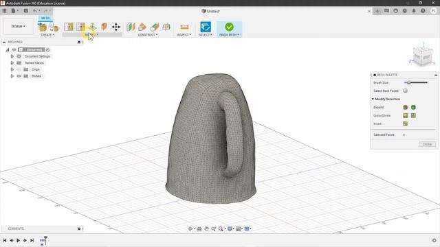 Convert Gravity Sketch or Scan file to Fusion 360 смотреть онлайн