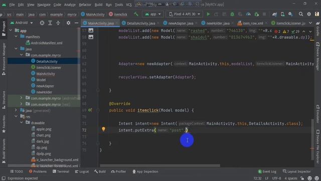 Part4-(b) Onclick Listener Recycler view Android studio 2022 || Dot Pencil смотреть онлайн