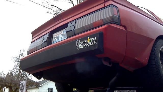 mitsubishi starion (3inch open downpipe) смотреть онлайн