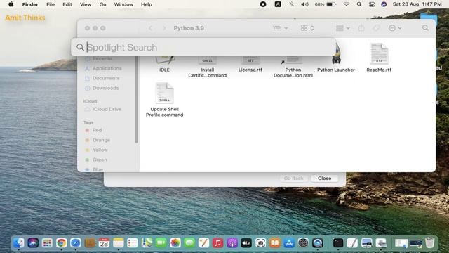 How to install Python on Mac | Run first Program | Amit Thinks Python смотреть онлайн