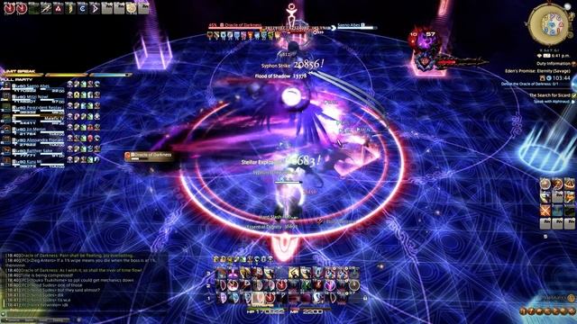 Final Fantasy XIV: Shadowbringers Oracle of Darkness ( Savage) clear DRK PoV смотреть онлайн