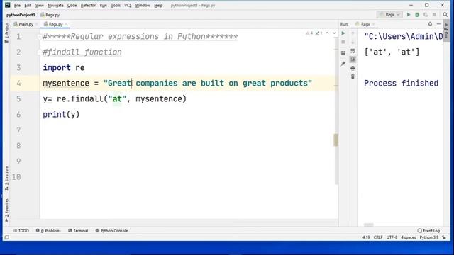Tutorial 7: Regular Expression in Python explained with codes смотреть онлайн