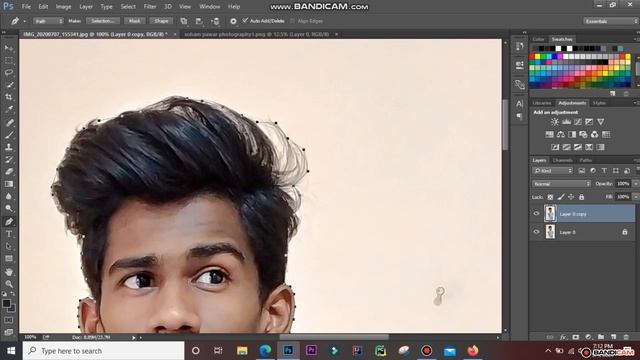 HOW TO REMOVE BACKGROUND IN PHOTOSHOP | SOHAM PAWAR | PHOTOSHOP TUTORIAL IN ENGLISH/HINDI | смотреть онлайн
