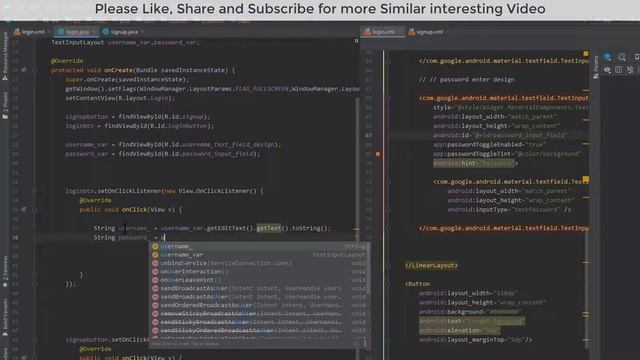 #2 Create Login And SignUp Screen In Android Studio Using Firebase | App Development Tutorial [2021 смотреть онлайн