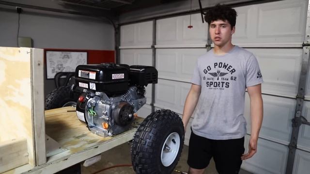 Homemade Wooden Go Kart Build | NO WELDING or Expensive Power Tools! смотреть онлайн