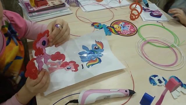 #Антистресс #3D ручка поделки #MYLITTLEPONY #3Dpen смотреть онлайн