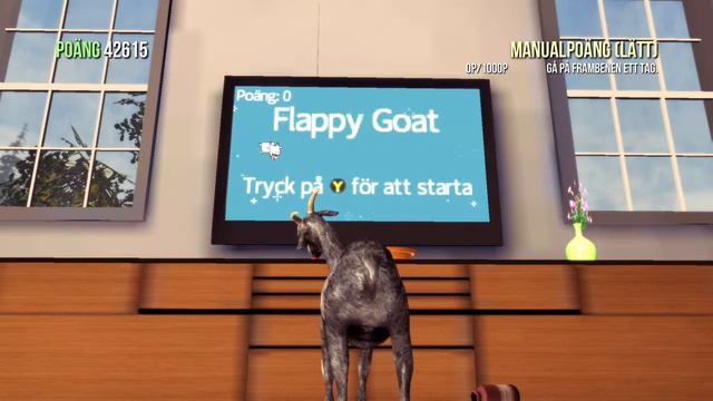 Playing Flappy Goat!! - Goat Simulator [XBOX ONE] смотреть онлайн