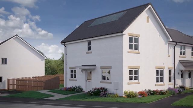 Miller Homes - Brook Fields, East Kilbride CGI Development Tour смотреть онлайн