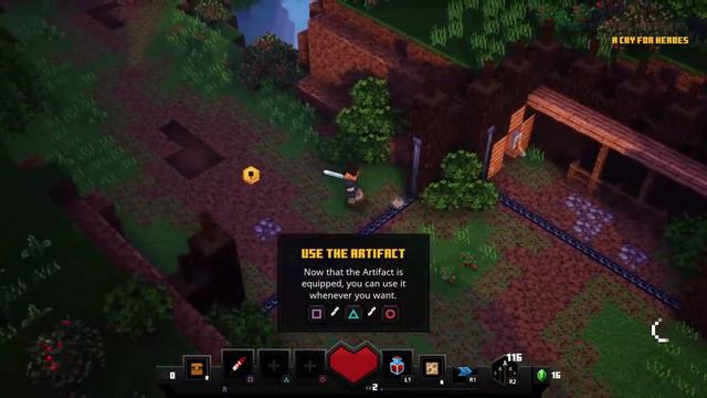 Minecraft Dungeons PS4 Gameplay смотреть онлайн