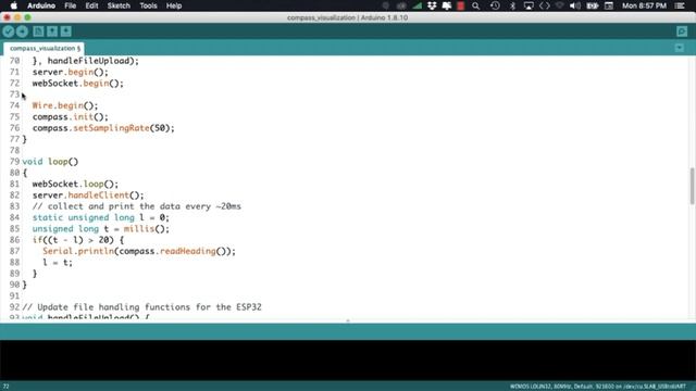 ESP32 Compass Animation | QMC5883, Babylon JS, and Websockets смотреть онлайн