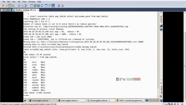 Loading data from HIVE table to HIVE table - Big data - Hadoop Tutorial - Session 8 смотреть онлайн
