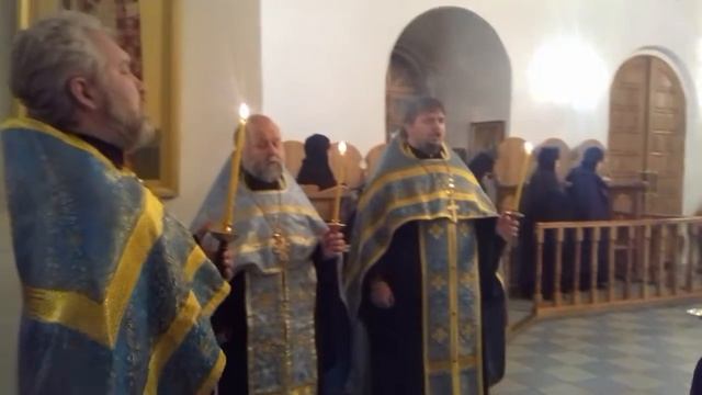 Величание. Всенощная в канун праздника Сретения Господнего. Марфо-Мариинский женский монастырь смотреть онлайн