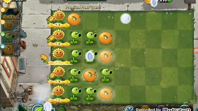 Огненный пень усиливает растения в Растениях против Зомби 2 (Plants vs Zombies 2) смотреть онлайн