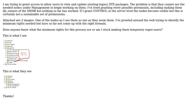Databases: Permissions To Update Legacy DTS Packages смотреть онлайн