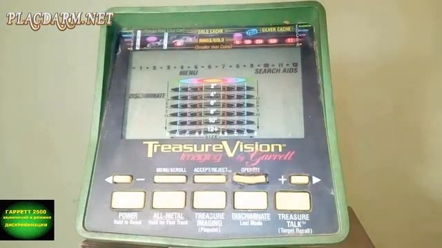 Гарретт 2500 обзор кнопок в режиме дискриминации смотреть онлайн