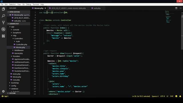 Laravel Simple Tables Join ( Code Review ) смотреть онлайн