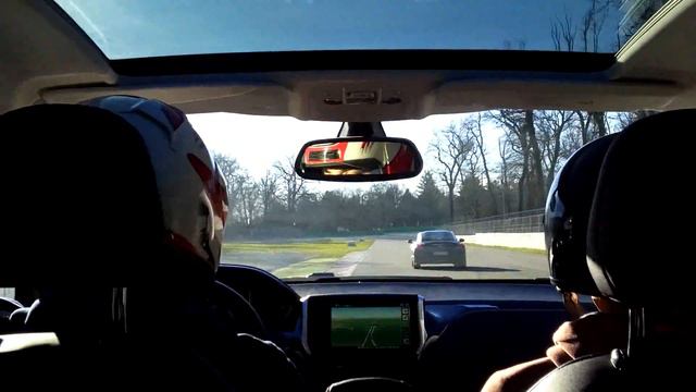 On board Peugeot 208 1.6 VTI @ Monza circuit VS RCZ matte black смотреть онлайн