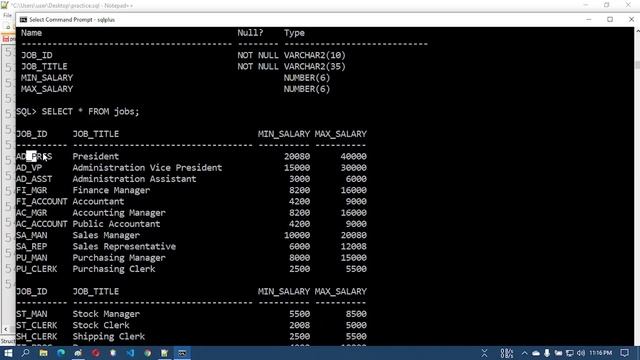 12. ORDER BY clause in SQL смотреть онлайн
