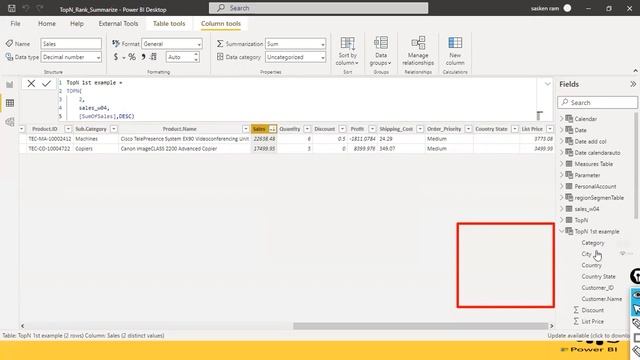 Rankx & TopN in DAX смотреть онлайн