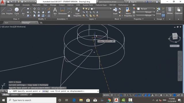 HOW TO MAKE 3D DRONE IN AUTOCAD | AUTOCAD 3D смотреть онлайн