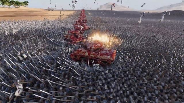 1 MILLION Heavy Knights vs 50 Shermans | Ultimate Epic Battle Simulator 2 смотреть онлайн