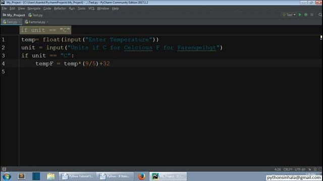 23 -3- If Statement Exercise 03 - Python Sinhala смотреть онлайн