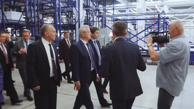 Открытие производственной площадки по выпуску матрасов на заводе в Кузнецке. смотреть онлайн