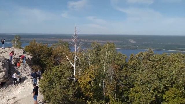 панорамный вид с горы Стрельная. Самарская область. Зольное смотреть онлайн