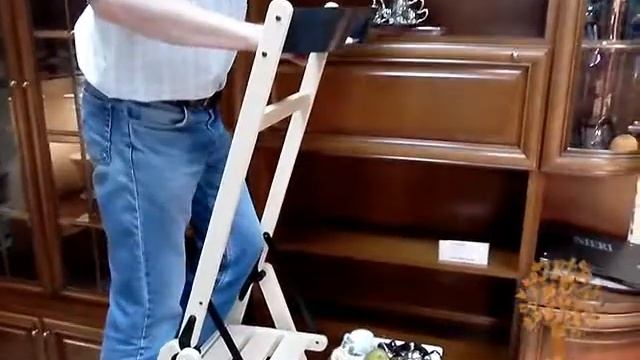 Деревянная стремянка для дома LaScala 4 ступени Foppapedretti смотреть онлайн