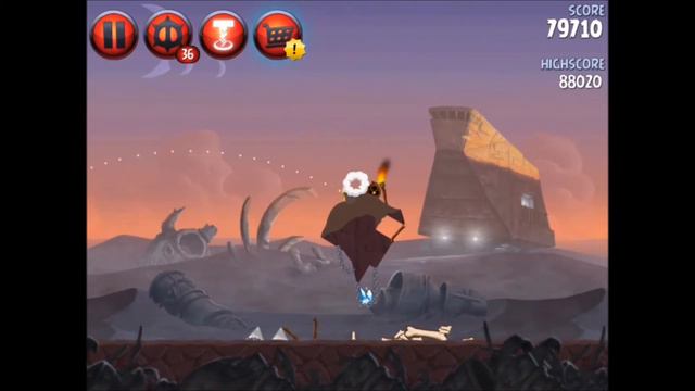 Angry Birds Star Wars 2 Level P2-S1 Escape to Tatooine 3 Star смотреть онлайн