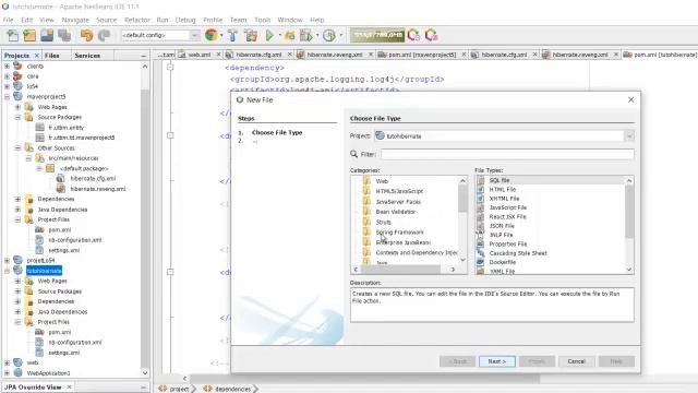 Configurer hibernate et primefaces sur netbeans avec une BD Mysql dans un maven web projet смотреть онлайн