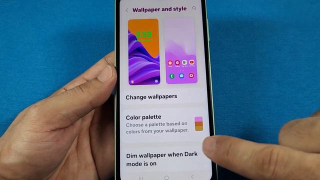 Change color palette menu colors for Samsung Galaxy A14 смотреть онлайн