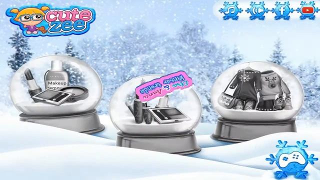 NEW Игры для детей—Disney Эльза и Анна Модные тенденции зима 2015—мультик для девочек смотреть онлайн