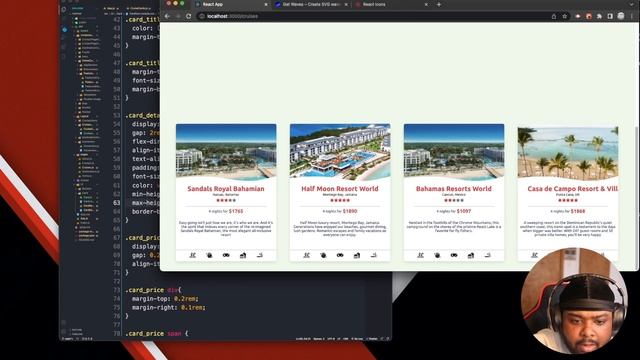 (Day 90) Coding Journey: Styling a Card Component in my React Project смотреть онлайн