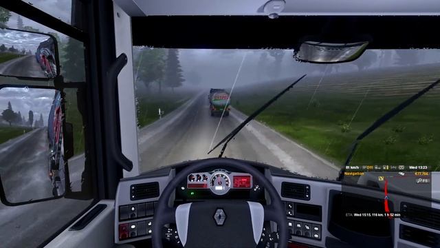 Euro Truck Simulator 2 - Transporting Potatoes to Luxembourg Gameplay HD смотреть онлайн