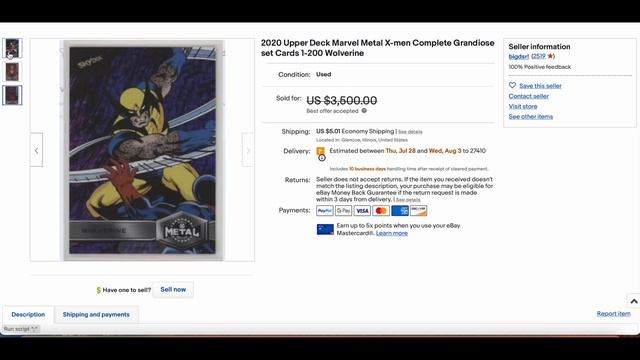 Top 10 Marvel Card Sales - $4K Sketch Card? | Marvel Card Collecting & Investing смотреть онлайн