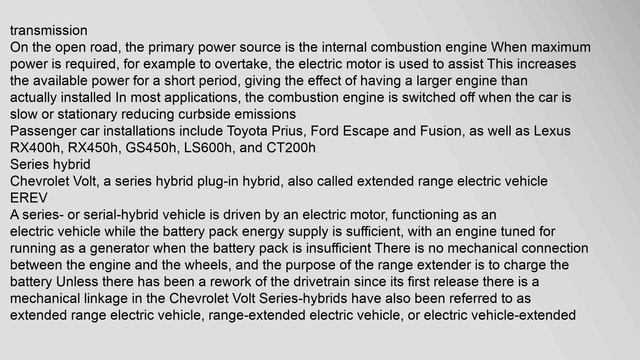 Hybrid Vehicle