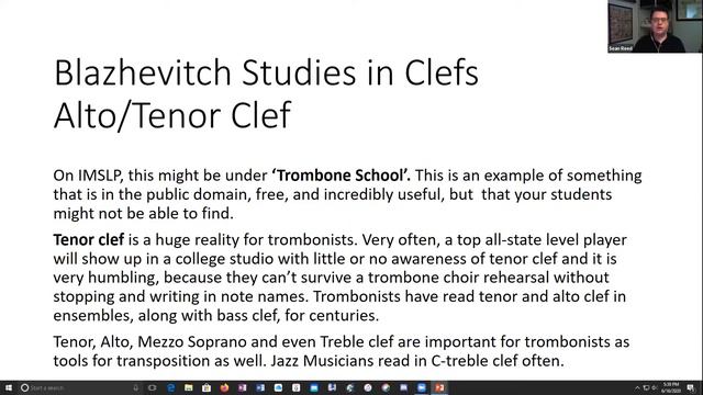 Making Time for the Details: Trombone Methods and Strategies - Dr. Sean Reed смотреть онлайн